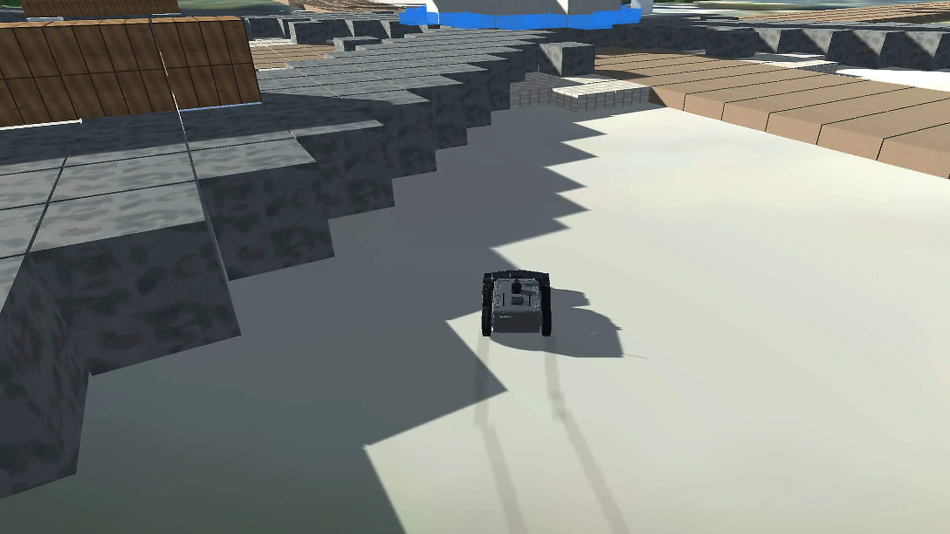 A player-built world in Mow My World