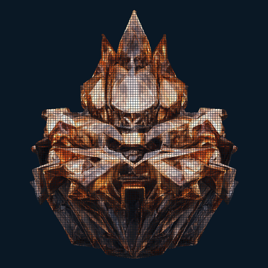 Amberaxis Pursuit Destroyer — Front view