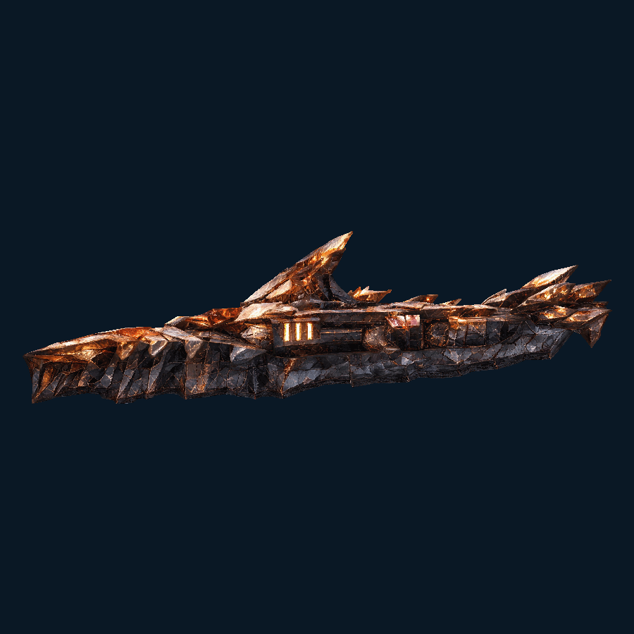 Amberaxis Pursuit Destroyer — Right view
