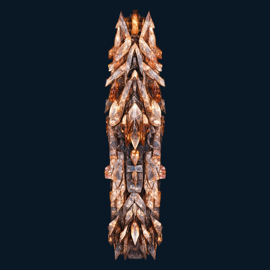Amberaxis Pursuit Destroyer — Top view