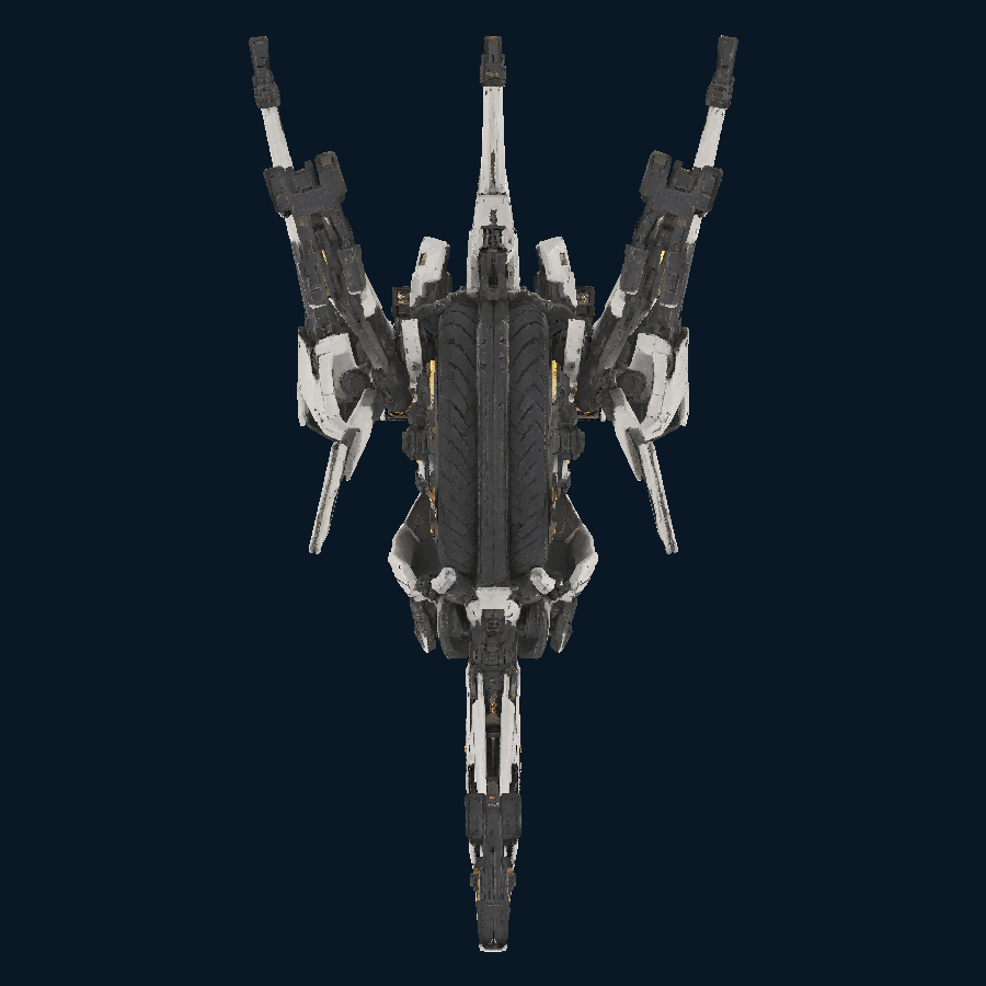 BombardHexapod Configuration 1 — Bottom view