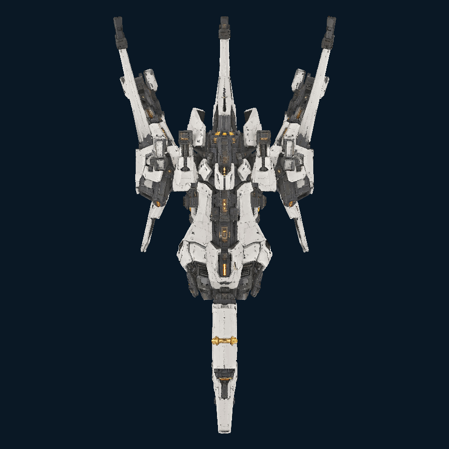 BombardHexapod Configuration 1 — Top view
