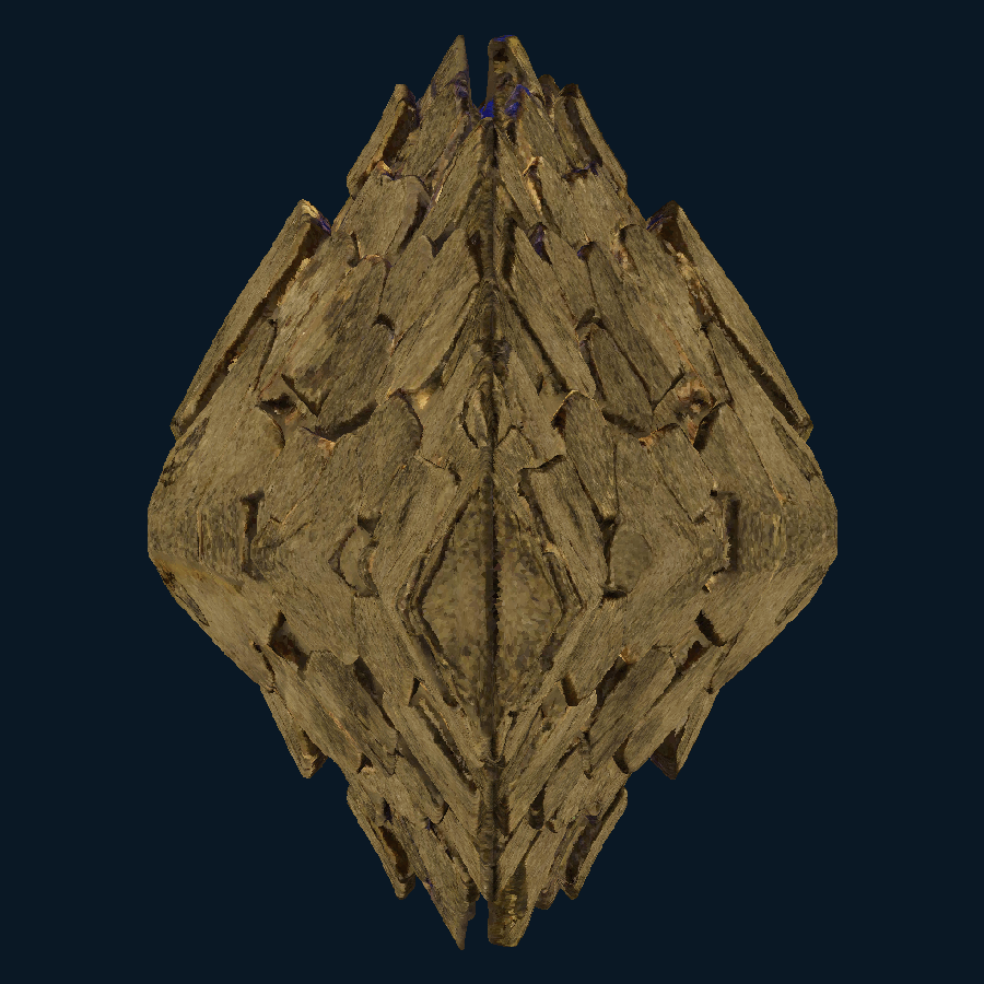 Brassfold — back model view