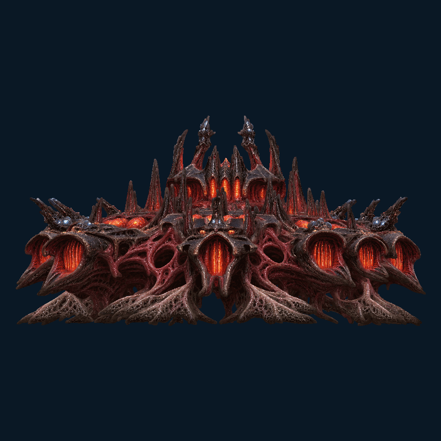Broodscar Abyssal Hive — Front view