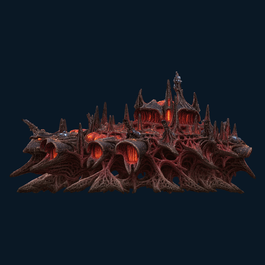 Broodscar Abyssal Hive — Right view