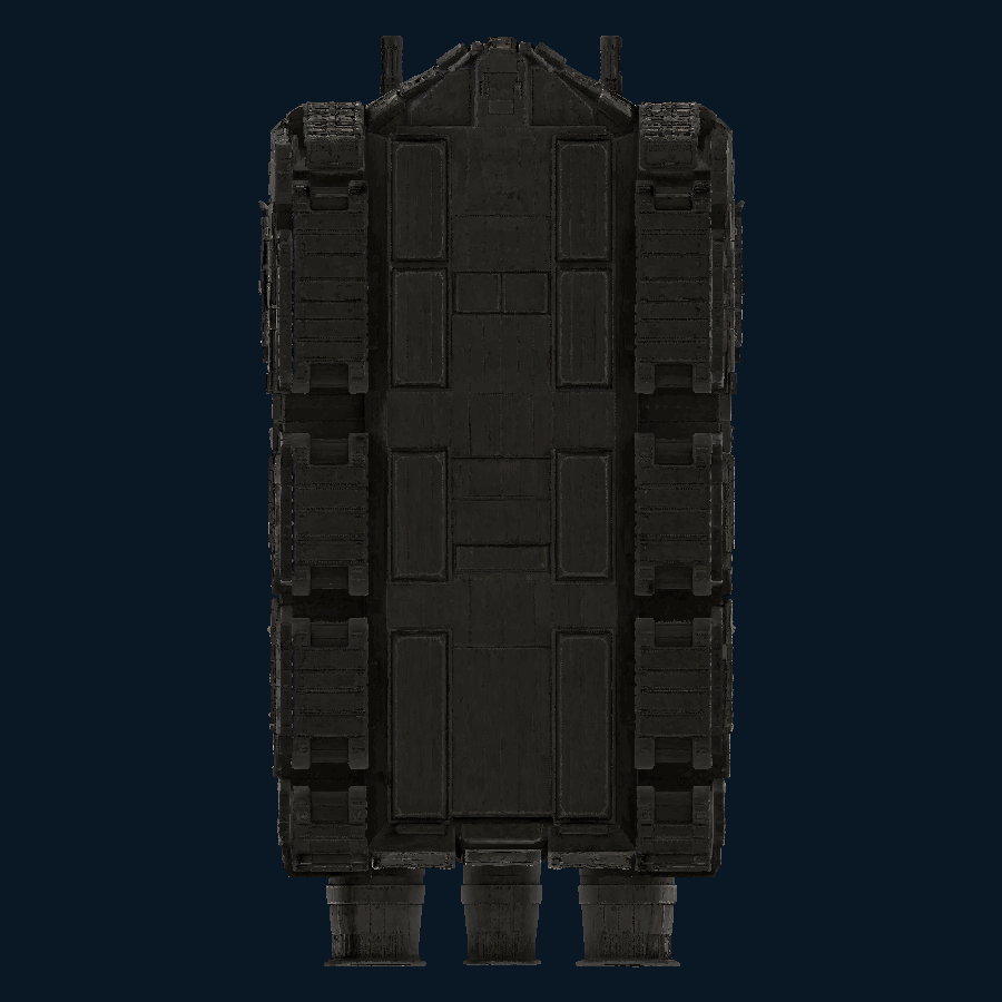 Browguard Super-Heavy-class Land-Space Fortress — bottom view