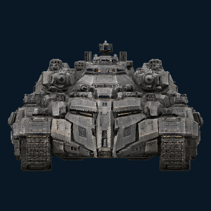 Browguard Super-Heavy-class Land-Space Fortress — front view