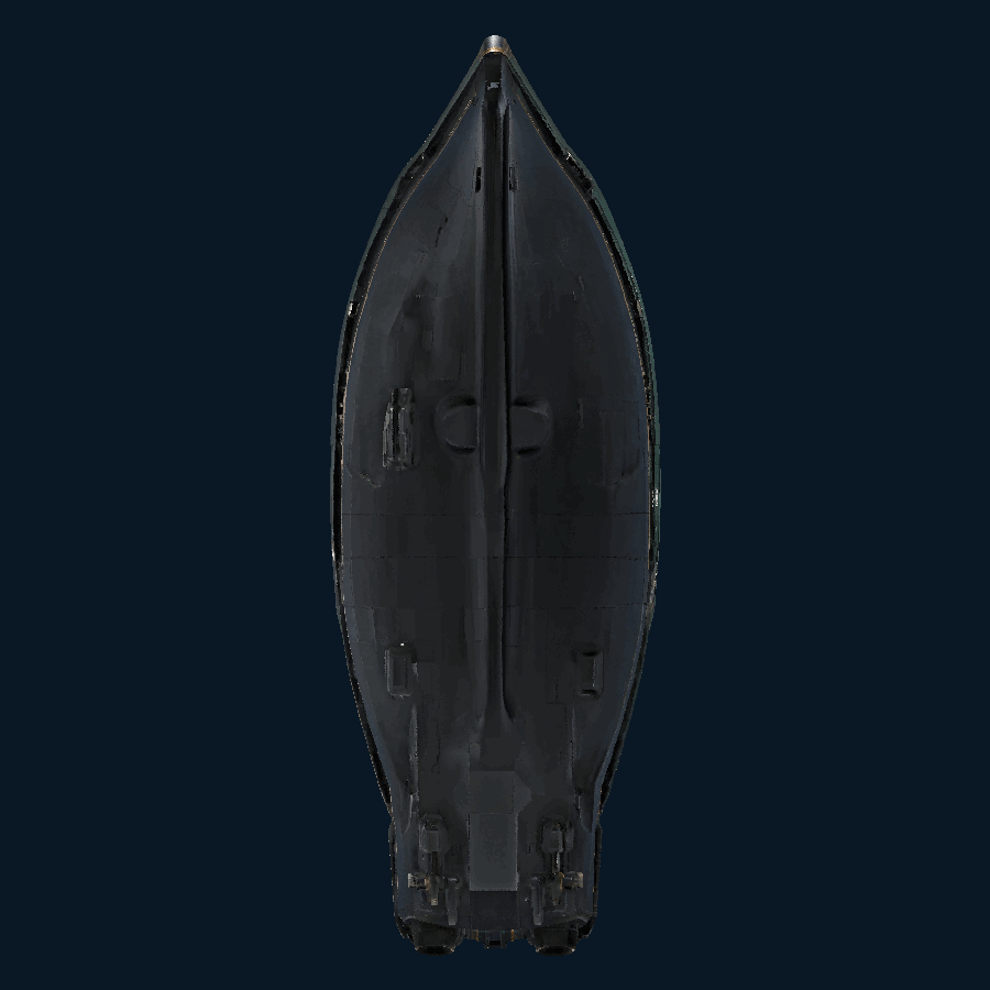 DawnArc Stormvault-class Missile Battleship — Bottom view
