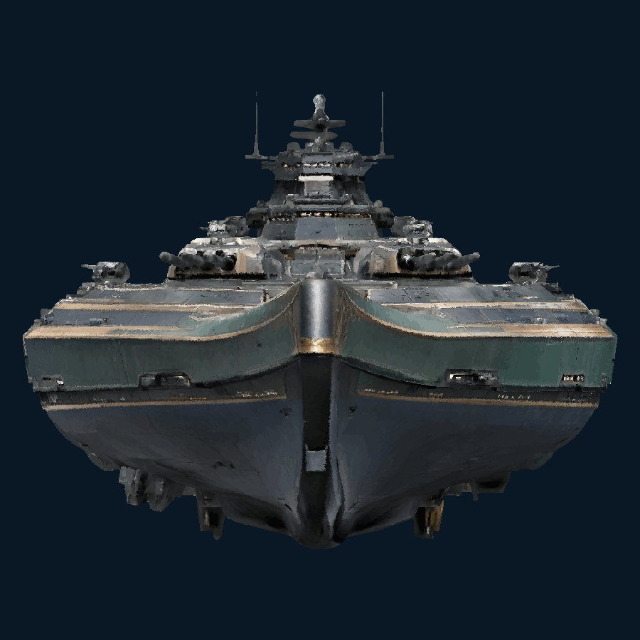DawnArc Stormvault-class Missile Battleship — Front view