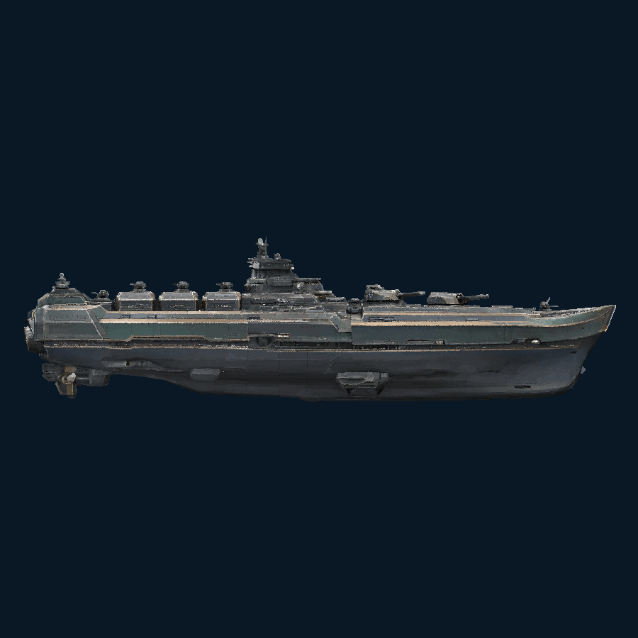 DawnArc Stormvault-class Missile Battleship — Left view