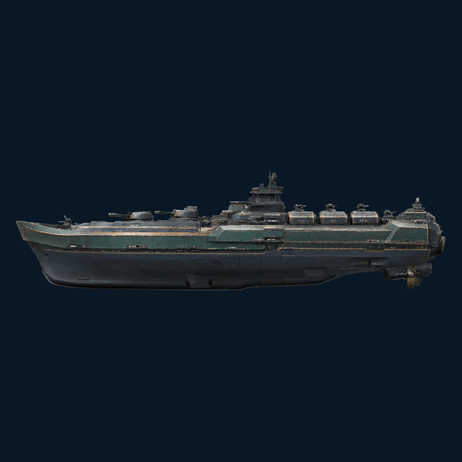 DawnArc Stormvault-class Missile Battleship — Right view