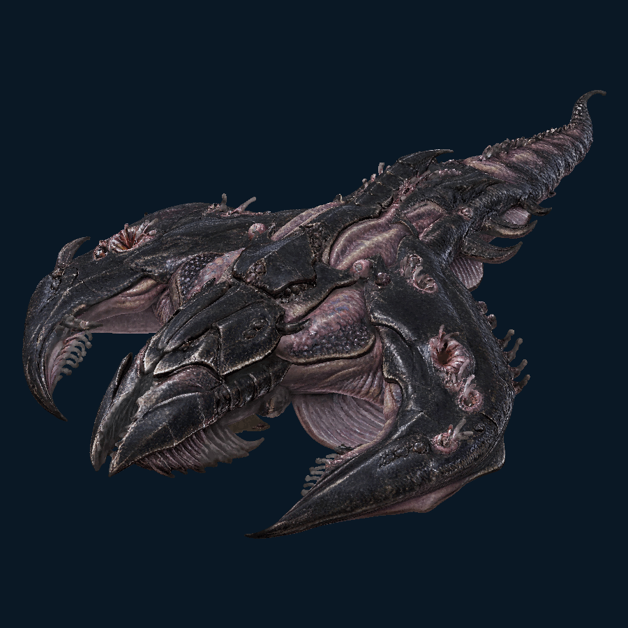 Ebon Seeker-class Battleship model overview
