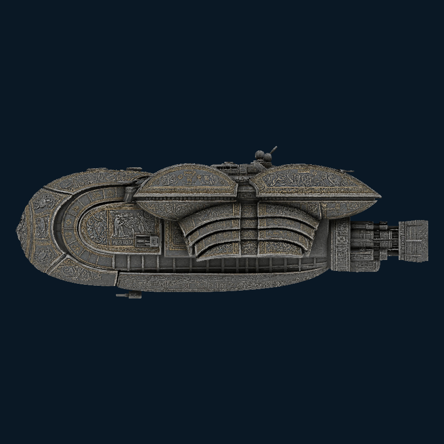 Embossed Crown — right model view