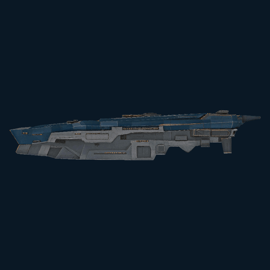 Fluted Skyline — right model view