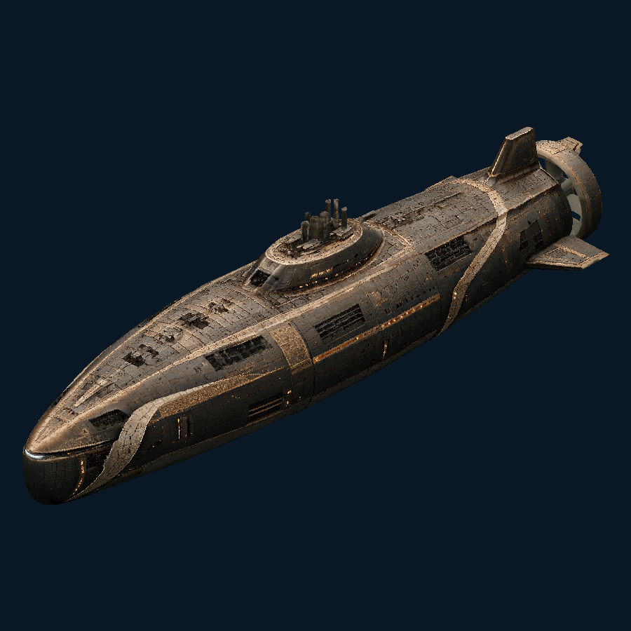 Gildedwake-class Undersea Cruiser model overview