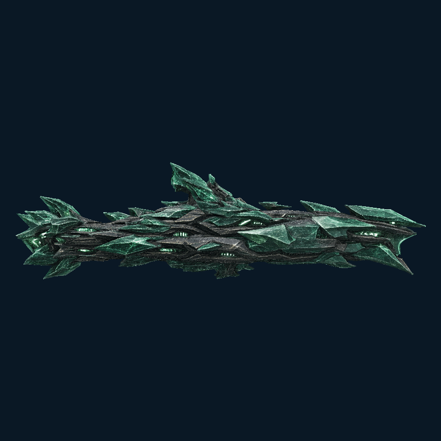 Greenband Pursuit Destroyer — Left view