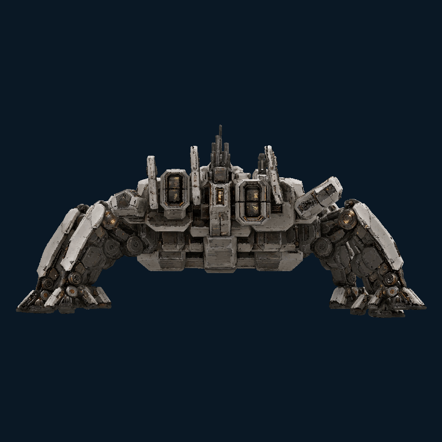 Ground-Logic Bastion — Rear view