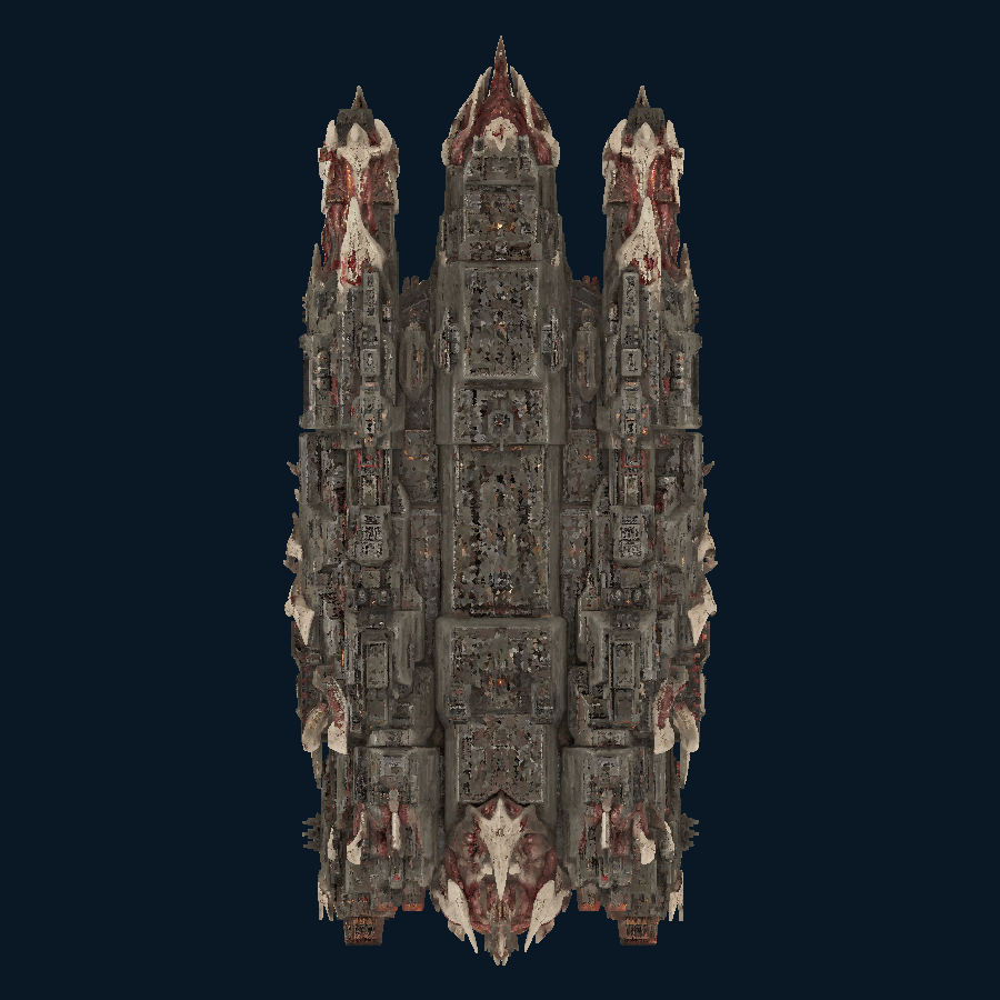 Broodforge Crown Arsenal Ship — Bottom view