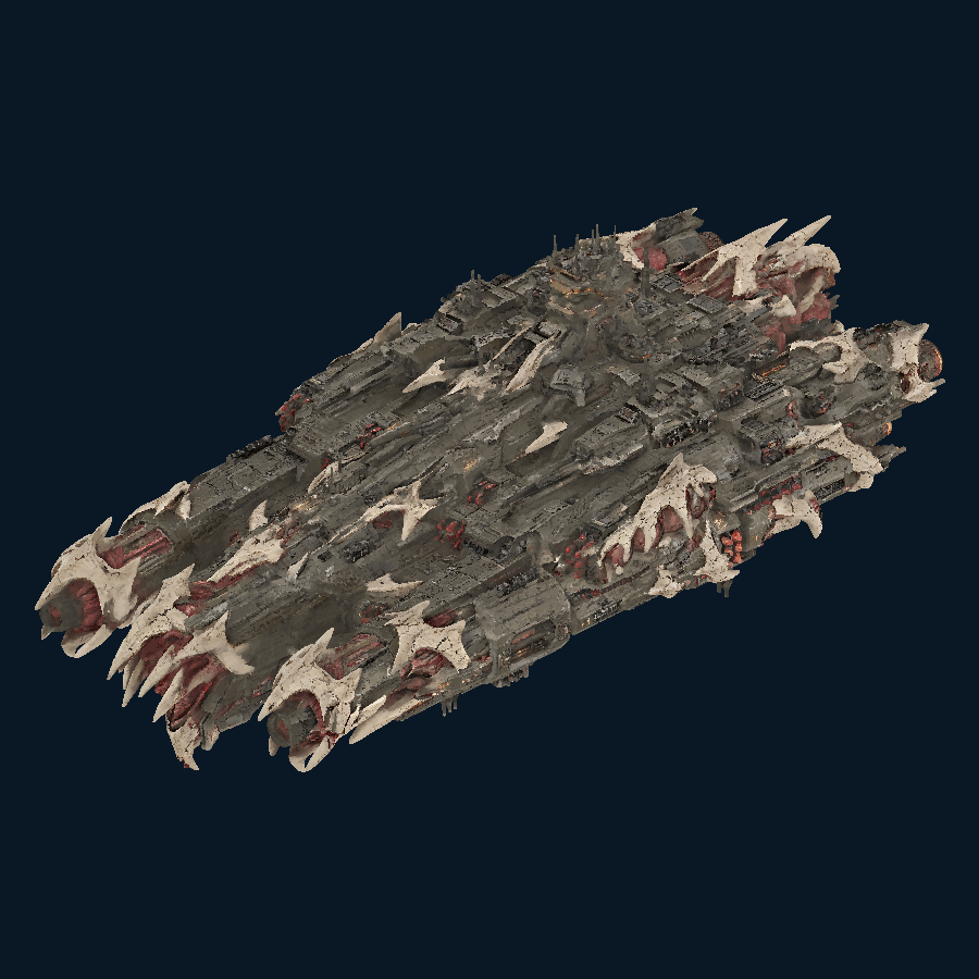 Broodforge Crown Arsenal Ship model overview