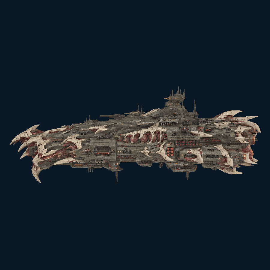 Broodforge Crown Arsenal Ship — Right view