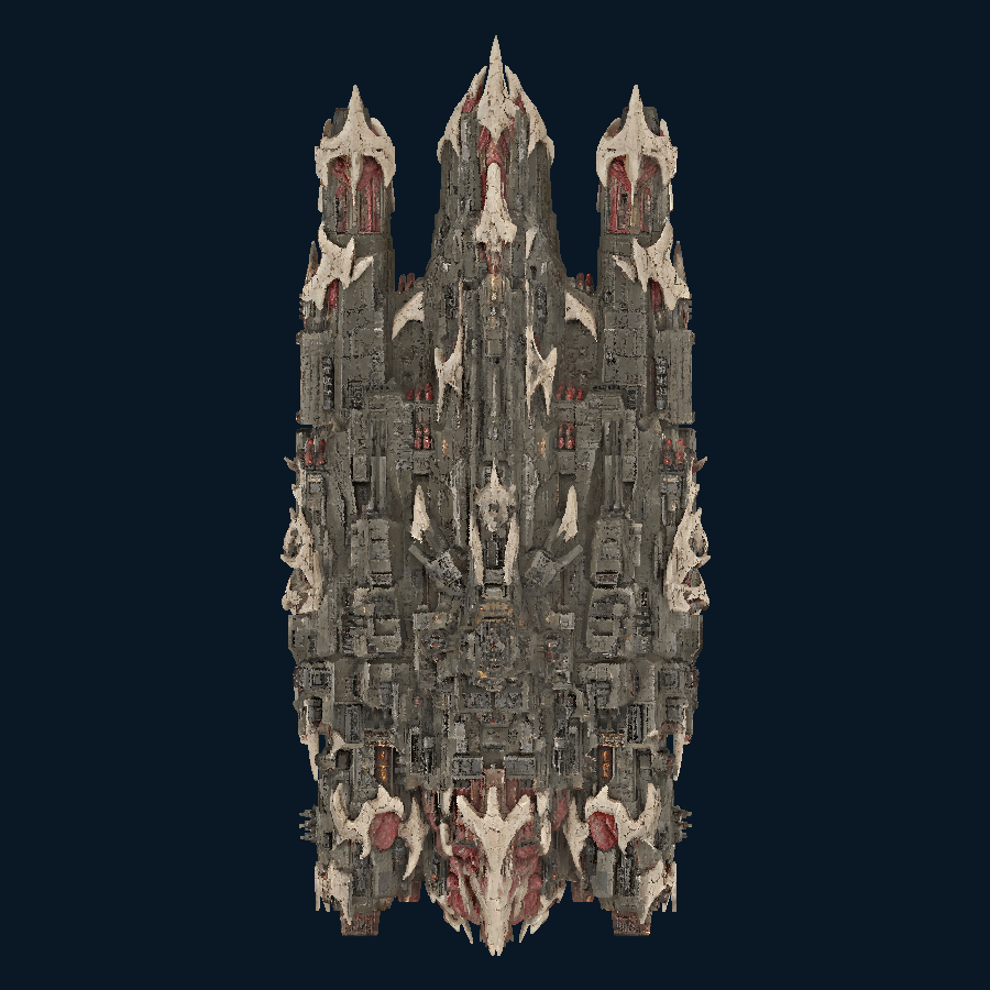 Broodforge Crown Arsenal Ship — Top view