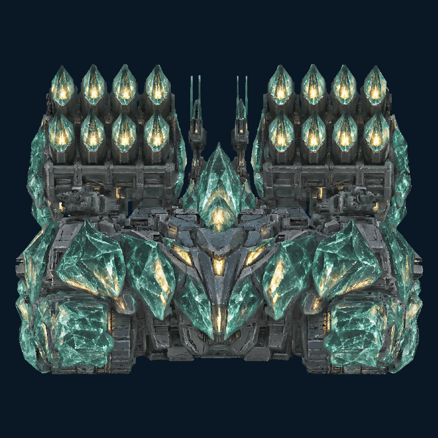 Ironprism Missile Carrier — Front view