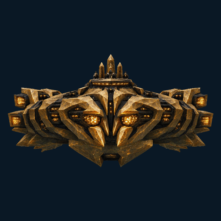 Honeyspan Abyss Assault Ship — Front view