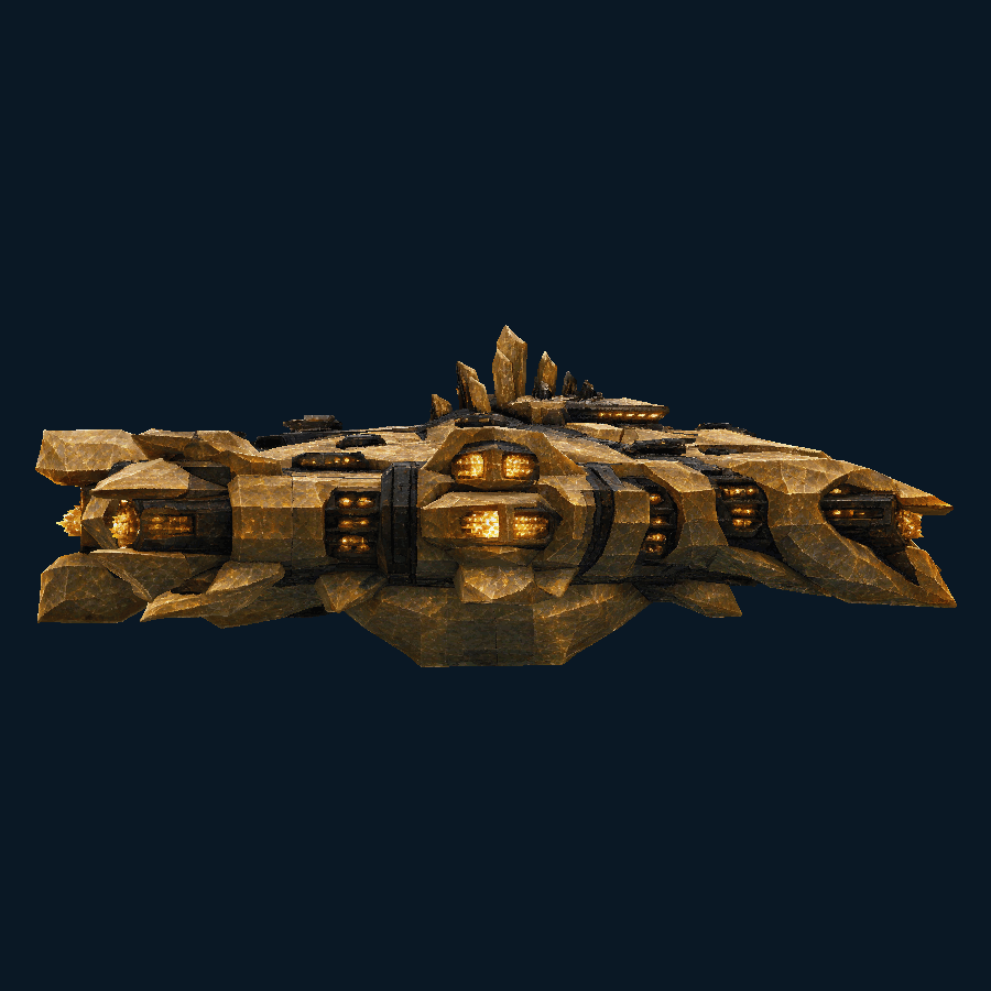 Honeyspan Abyss Assault Ship — Left view