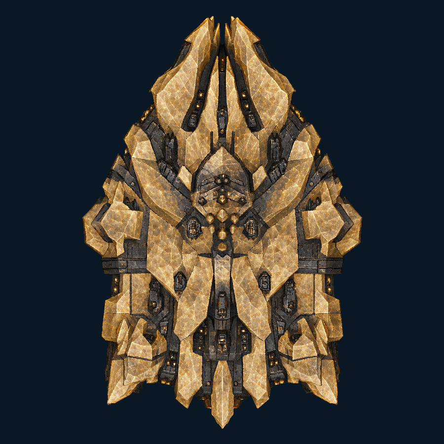 Honeyspan Abyss Assault Ship — Top view