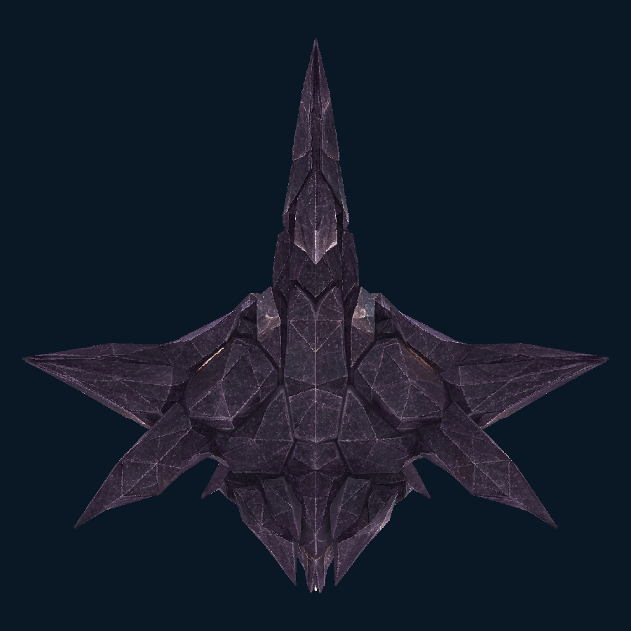 Irisstep Glint-class Fighter — Bottom view