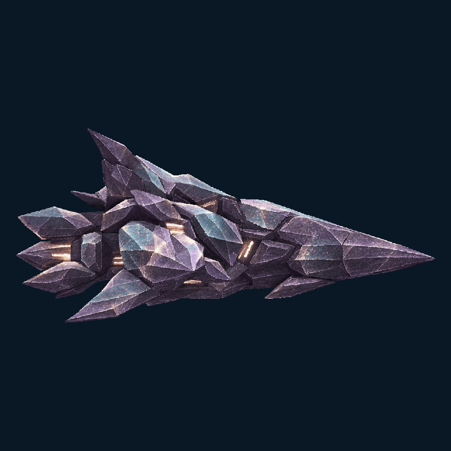 Irisstep Glint-class Fighter — Left view