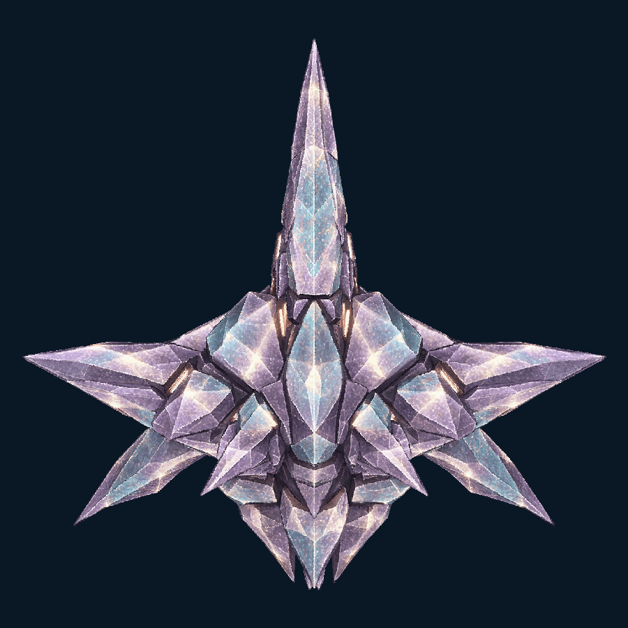 Irisstep Glint-class Fighter — Top view