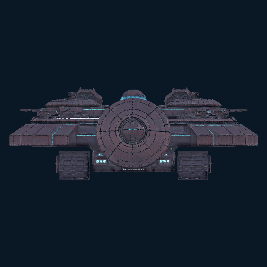 Iron Halo — front model view