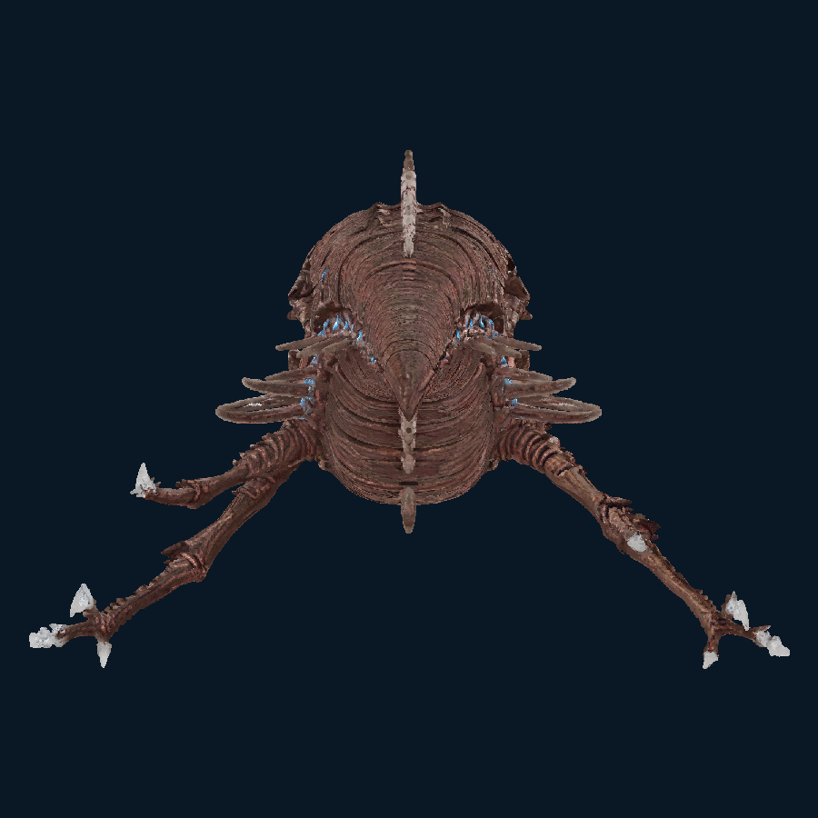 Iron Maw — back model view