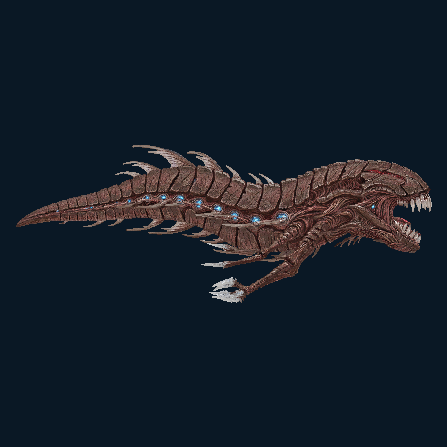 Iron Maw — left model view