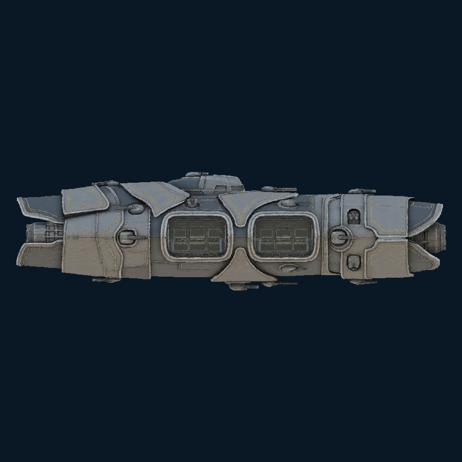 Ironcarapace — left model view