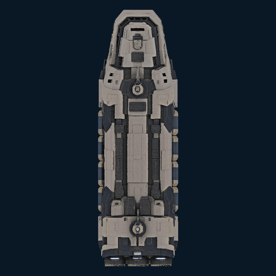 Ironcaravan — top model view