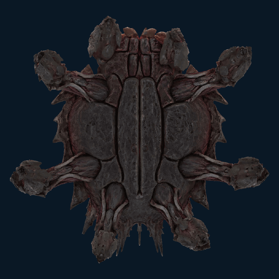 Ironhide Assault Crawler — bottom view