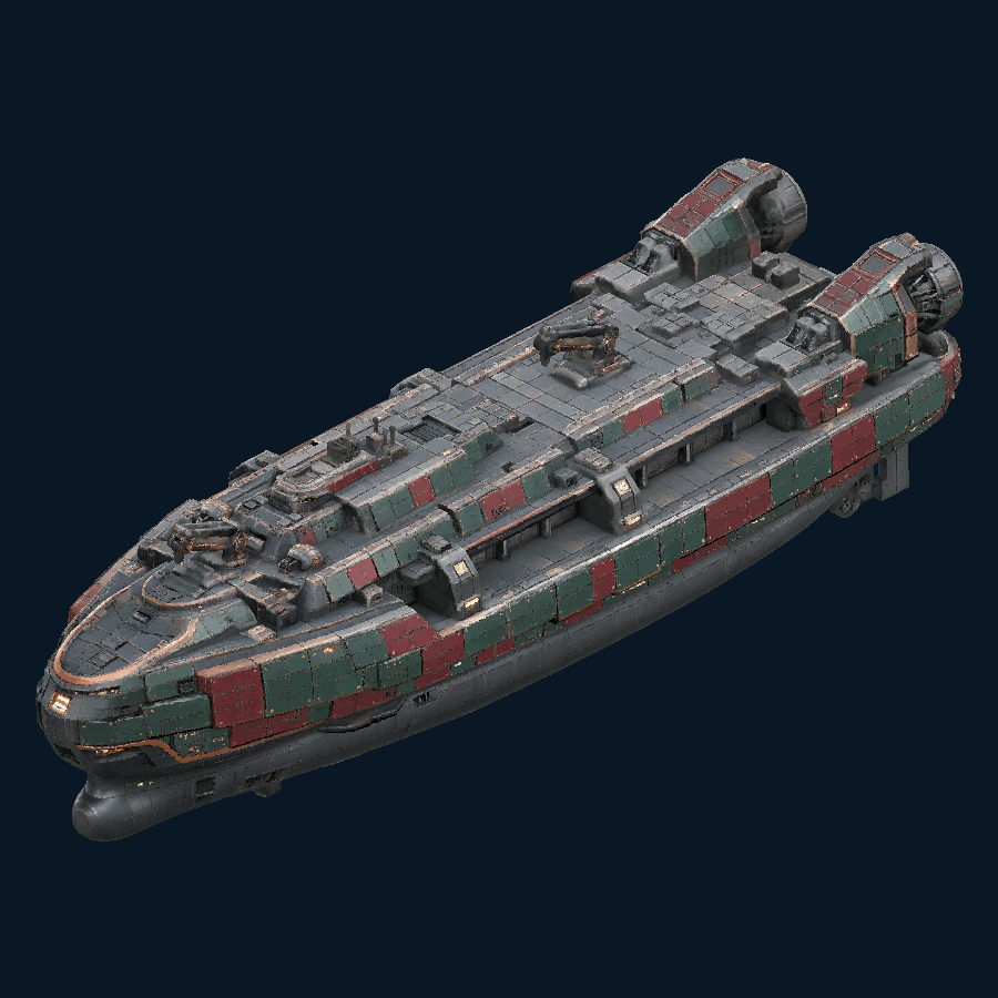 Lamellar Deepservice-class Submarine Tender model overview