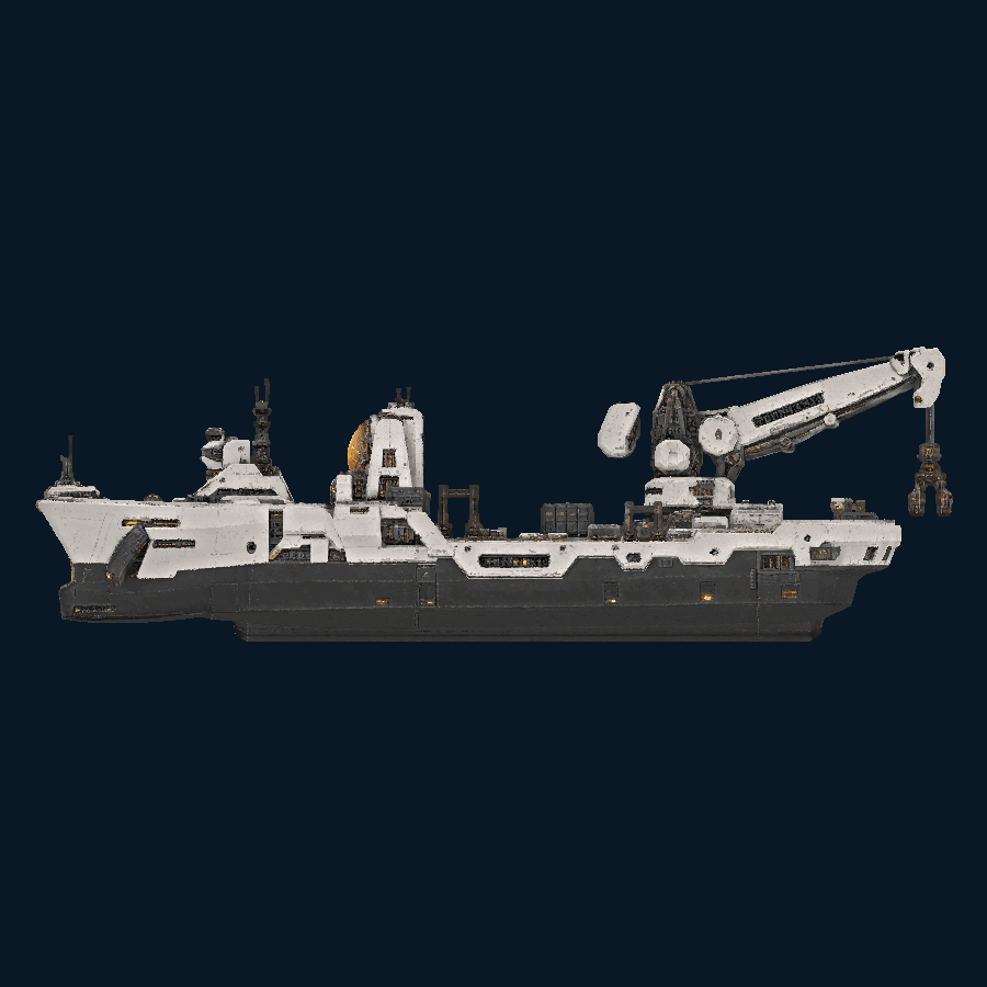 Liftcrown Workspine Keel — Left view