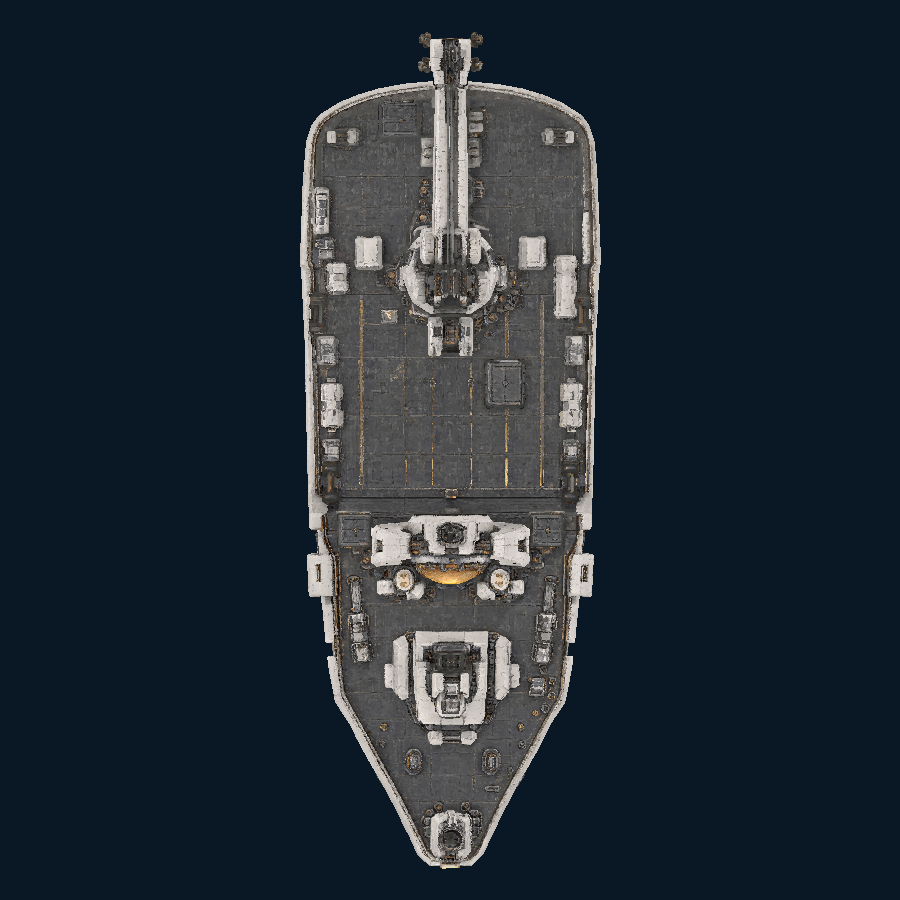 Liftcrown Workspine Keel — Top view