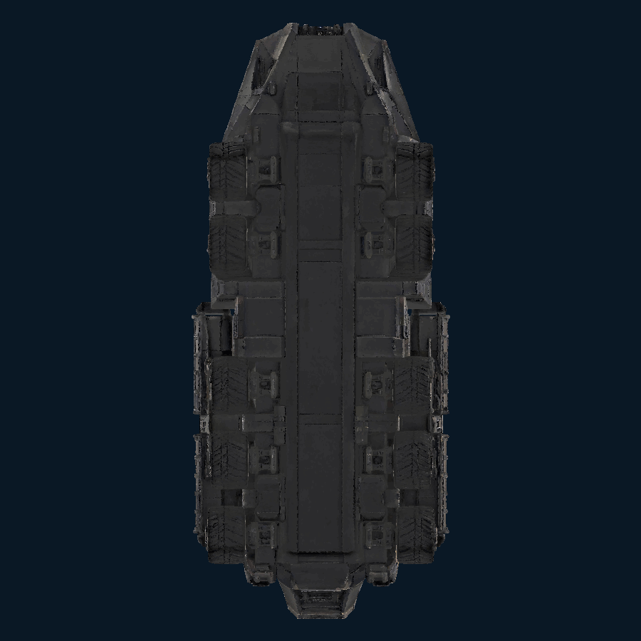 Longspine AirDefense-class Platform — Bottom view