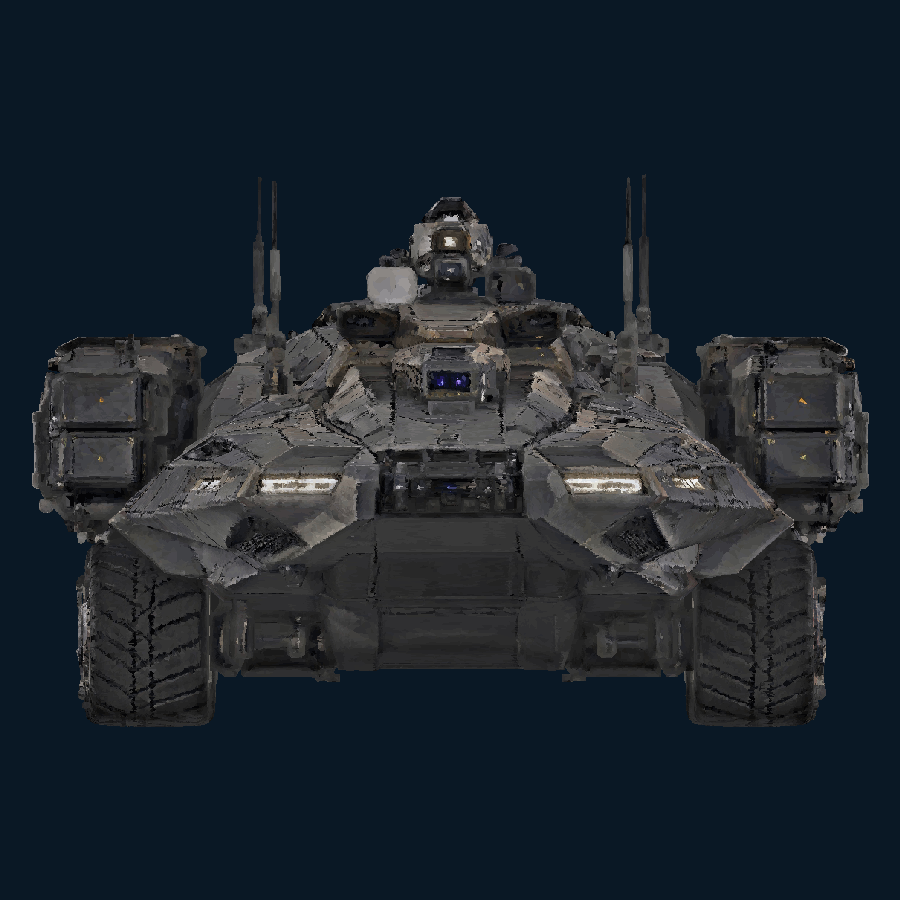 Longspine AirDefense-class Platform — Front view