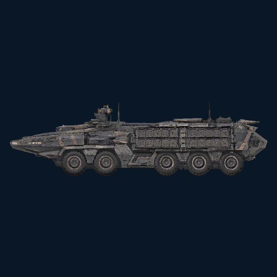 Longspine AirDefense-class Platform — Right view