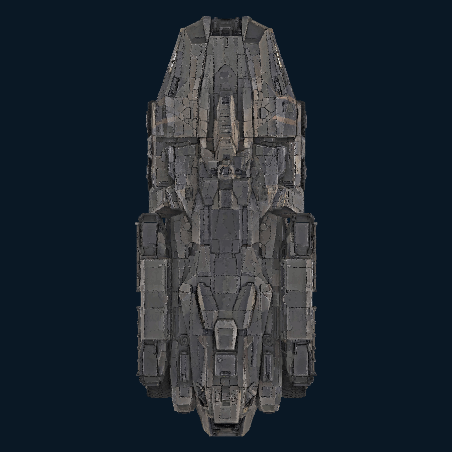 Longspine AirDefense-class Platform — Top view