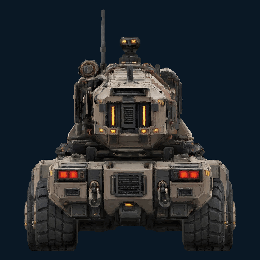 Longspine Precision Carrier — Rear view