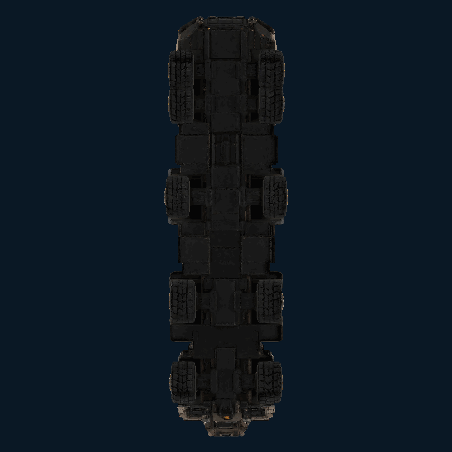 Longspine Precision Carrier — Bottom view