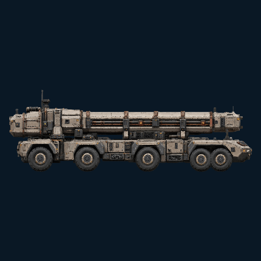 Longspine Precision Carrier — Left view