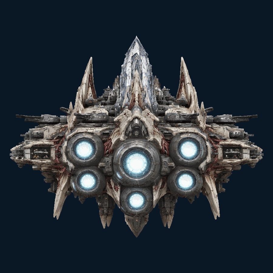 Mawcrown Overlord-class Dreadnought — Rear view