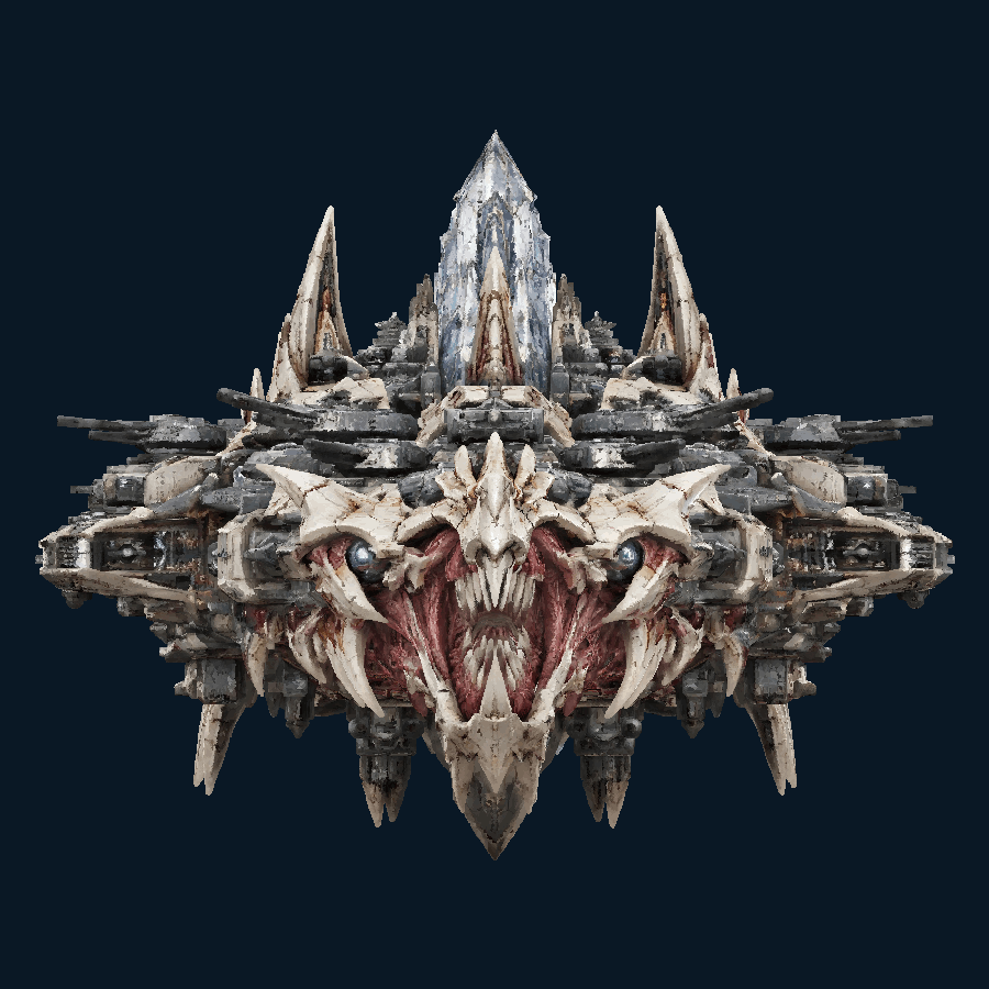 Mawcrown Overlord-class Dreadnought — Front view